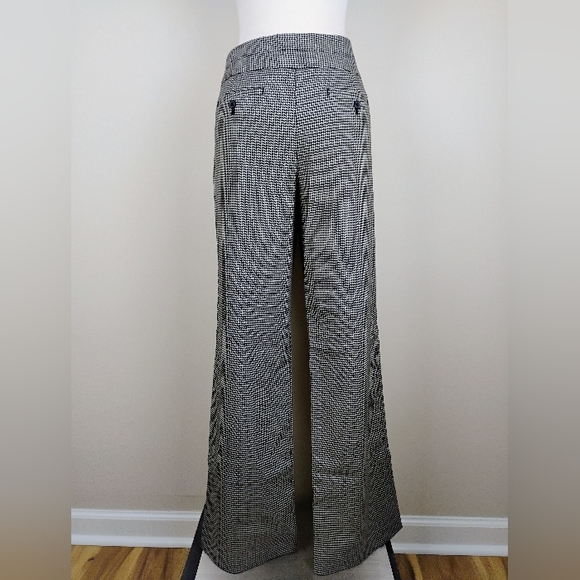 Ann Taylor Loft Original Dress Pants Size 10 Houndstooth Mid Rise Office Career - Picture 3 of 16